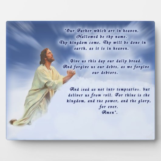 Die Prayer-Ebene des Herrn Fotoplatte (Vorderseite)