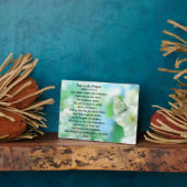 Die Prayer-Plaque des Herrn, Christliche Geschenke Fotoplatte (Seite)