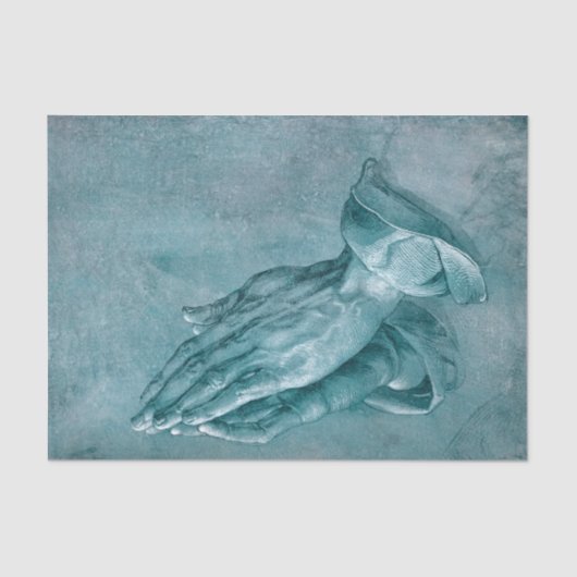 Die Praying-Hände von Albrecht Durer Seidenpapier (Vorderseite)