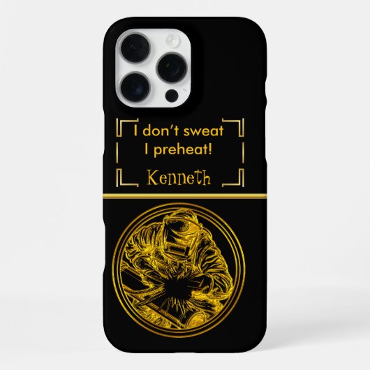 Die Präzision des Schweißers iPhone Hülle (Rückseite)