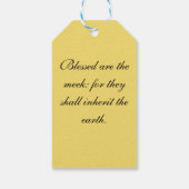 Die Predigt auf dem Berg Geschenkanhänger (Rückseite)