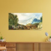 Die Predigt auf dem Berg Leinwanddruck (Insitu (Wohnzimmer))