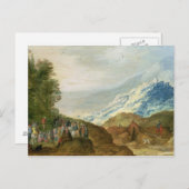 Die Predigt auf dem Berg Postkarte (Vorne/Hinten)