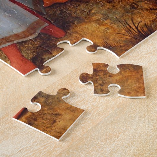 Die Predigt des hl. Johannes des Taufers, Pieter B Puzzle (Seite)