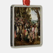 Die Predigt von Johannes der Baptist Silbernes Ornament (Rechts)