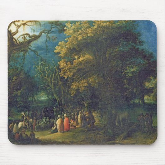 Die Predigt von Johannes der Täufer Mousepad (Vorne)
