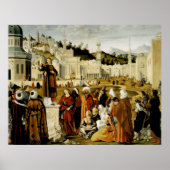 Die Predigt von St. Stephen in Jerusalem Poster (Vorne)
