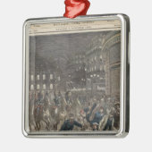 Die Premiere von 'Lohengrin Silbernes Ornament (Links)