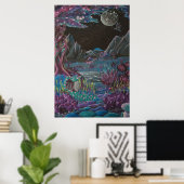Die Preserve - Fantasy Sci-Fi Landschaft Poster (Heimbüro)