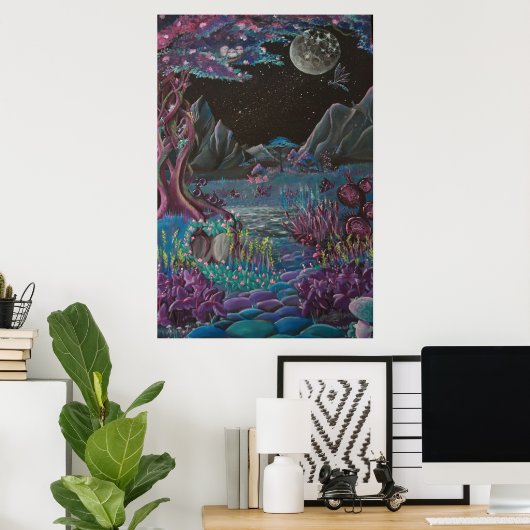 Die Preserve - Fantasy Sci-Fi Landschaft Poster (Heimbüro)