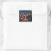 Die Prevot des Marchands Quadratischer Aufkleber (Tasche)