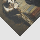 Die Prey von Henriette Ronner-Knip Seidenpapier (Ausschnitt)