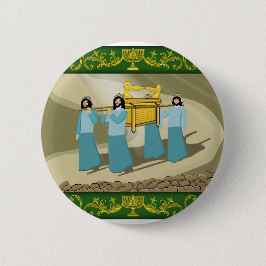 Die Priester und die heilige Arche des Vertrages Button (Vorderseite)