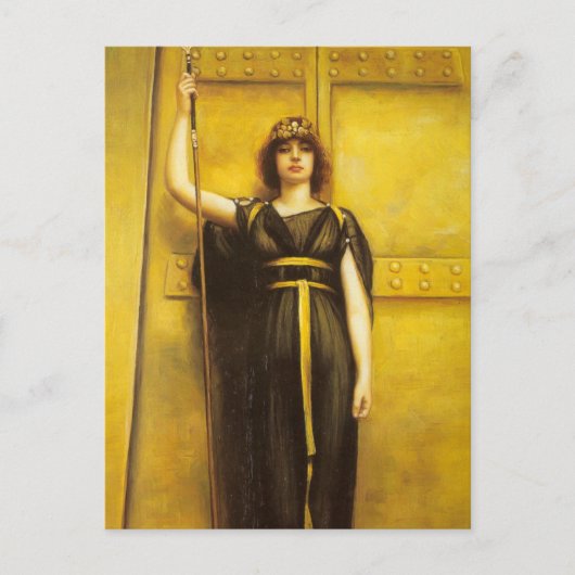 Die Priesterin der Kunst Postkarte (Vorderseite)