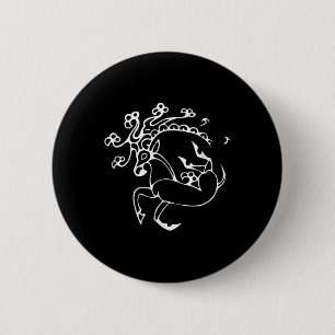 Die Priesterin des alten Russischen Eises Tattoo Button