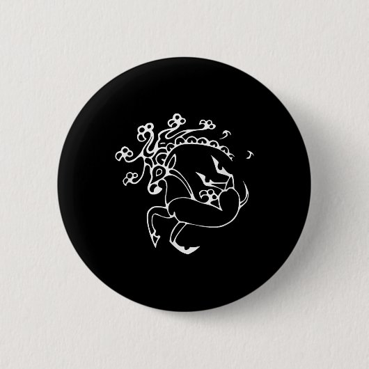 Die Priesterin des alten Russischen Eises Tattoo Button (Vorderseite)