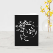 Die Priesterin des alten Russischen Eises Tattoo Karte (Gelbe Blume)