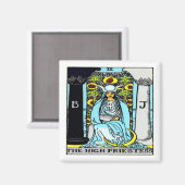 Die Priesterin Magnet (Vorderseite/Rückseite)