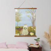 Die Primelbraut Wandteppich Mit Holzrahmen (Schlafzimmer)
