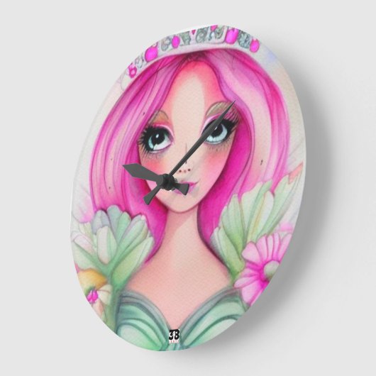 Die Princess-Sammlung Große Wanduhr (Winkel)