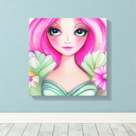 Die Princess-Sammlung Leinwanddruck (Insitu (Holzboden))