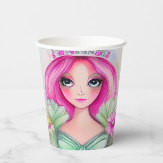 Die Princess-Sammlung Pappbecher (Links)