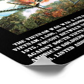 Die Printwerbung im Vietnamkrieg Poster (Ecke)