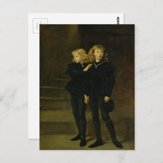 Die Prinzen im Turm Postkarte (Vorne/Hinten)