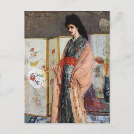 Die Prinzessin aus dem Land Porzellan Postkarte (Vorderseite)