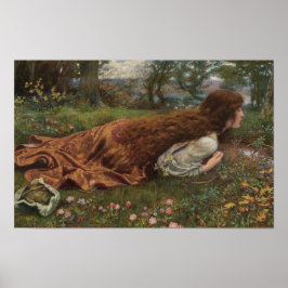 Die Prinzessin außerhalb der Schule 1901 ERH Poster