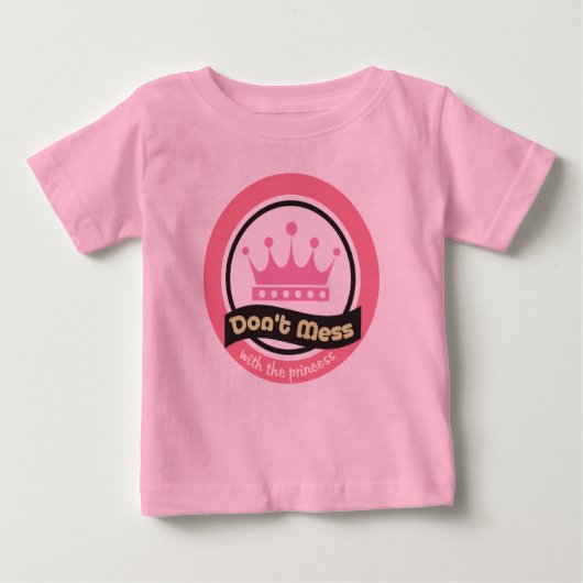 Die Prinzessin Baby T-shirt (Vorderseite)