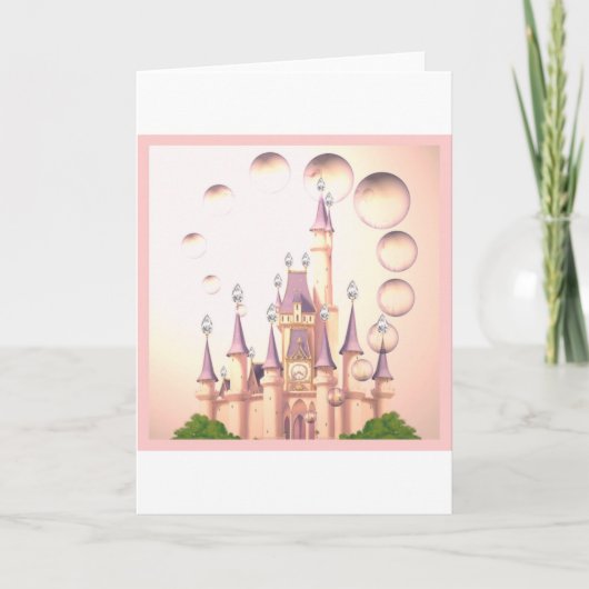 Die Prinzessin Castle Birthday Invitations des Einladung (Vorderseite)