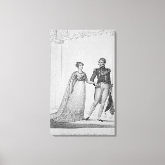 Die Prinzessin Charlotte von Wales und Prinz Leinwanddruck (Vorderseite)