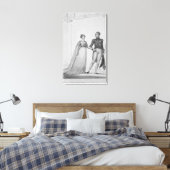 Die Prinzessin Charlotte von Wales und Prinz Leinwanddruck (Insitu (Schlafzimmer))
