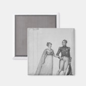 Die Prinzessin Charlotte von Wales und Prinz Magnet (Vorderseite/Rückseite)