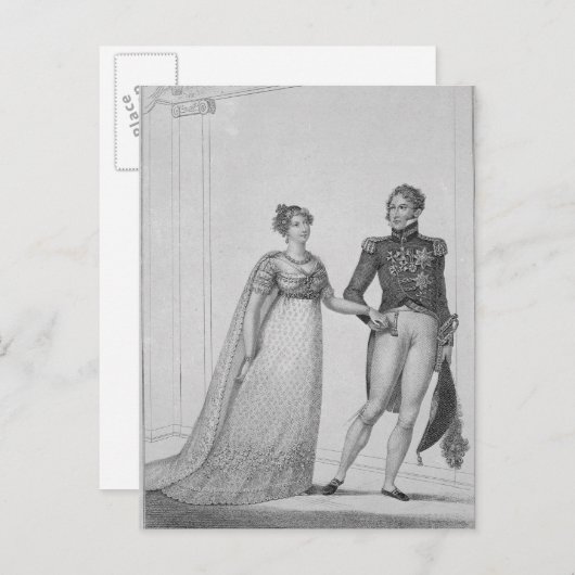 Die Prinzessin Charlotte von Wales und Prinz Postkarte (Vorne/Hinten)