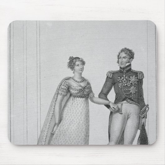 Die Prinzessin Charlotte von Wales und von Prinzen Mousepad (Vorne)