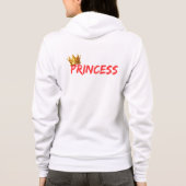 Die Prinzessin der weiblichen Hoodie (Rückseite)