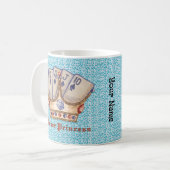Die Prinzessin des Pokers Kaffeetasse (Vorderseite Links)
