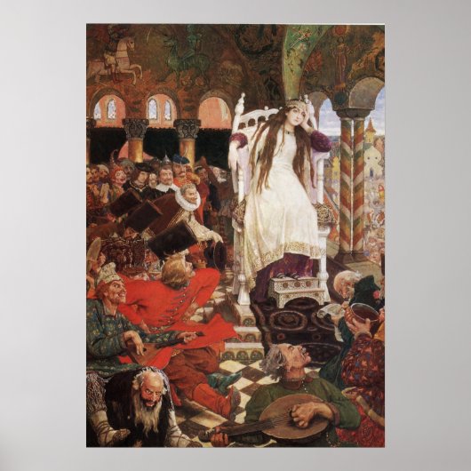 Die Prinzessin, die nie von Viktor Vasnetsov läche Poster (Vorne)