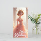 Die Prinzessin eines traumhaft rosa Gewand (Stehend Vorderseite)