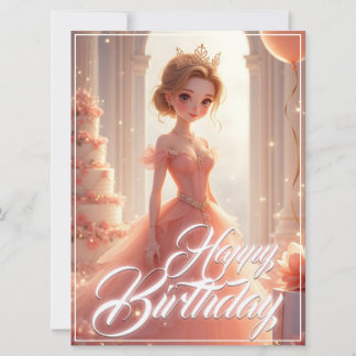 Die Prinzessin eines traumhaft rosa Gewand