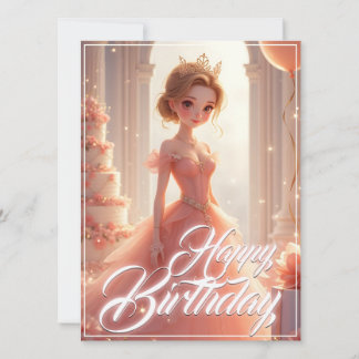 Die Prinzessin eines traumhaft rosa Gewand