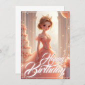 Die Prinzessin eines traumhaft rosa Gewand (Vorne/Hinten)