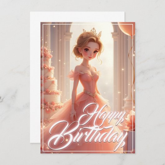 Die Prinzessin eines traumhaft rosa Gewand (Vorne/Hinten)