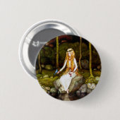 Die Prinzessin im Wald Button (Vorne & Hinten)