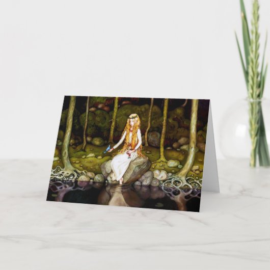Die Prinzessin im Wald Karte (Vorderseite)