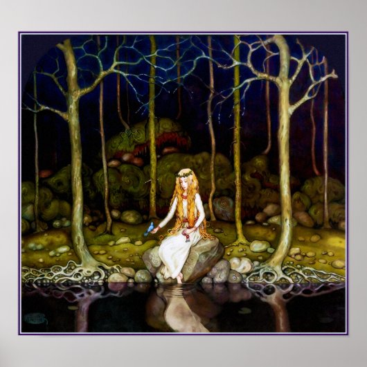 Die Prinzessin im Wald Poster (Vorne)
