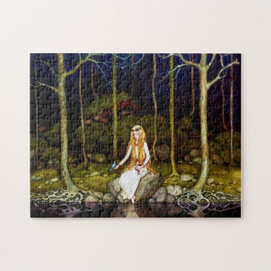 Die Prinzessin im Wald Puzzle (Horizontal)