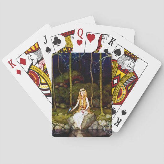 Die Prinzessin im Wald Spielkarten (Rückseite)